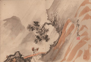 Beisen Sansui Gachō (Album of Fourteen Landscapes)